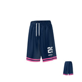 Basketball Shorts Hoops - Navy & Pink